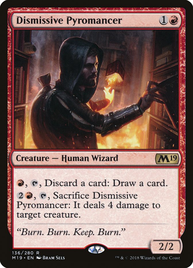 Dismissive Pyromancer (136) [Core Set 2019] | Odin's Place