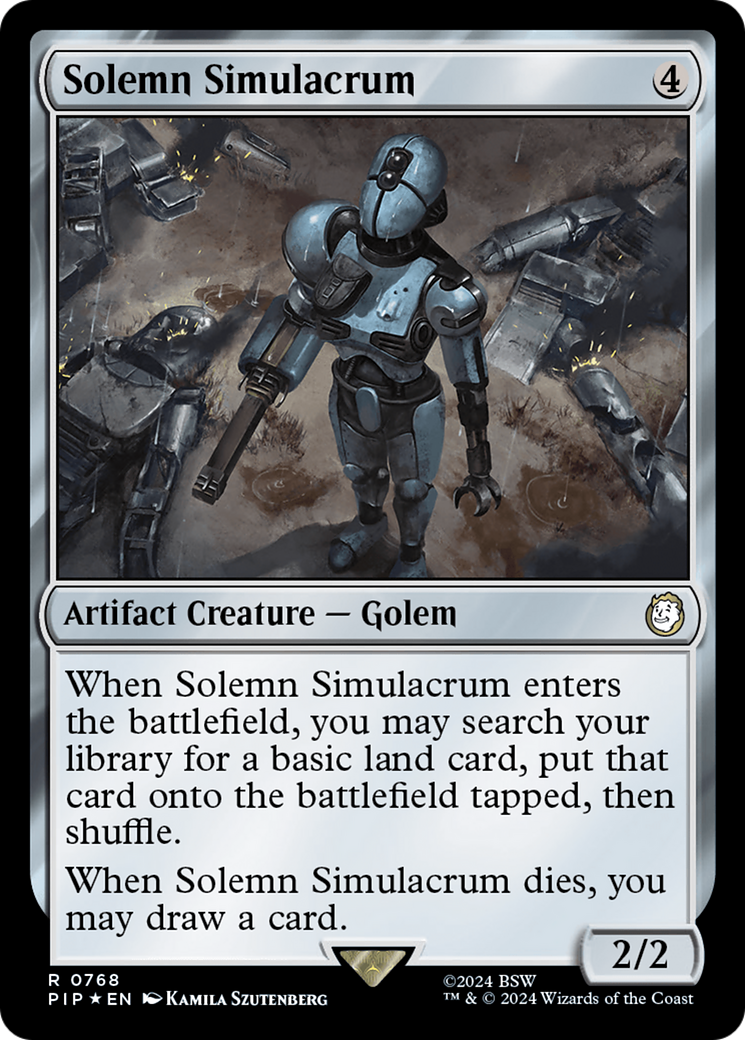 Solemn Simulacrum (Surge Foil) [Fallout] | Odin's Place