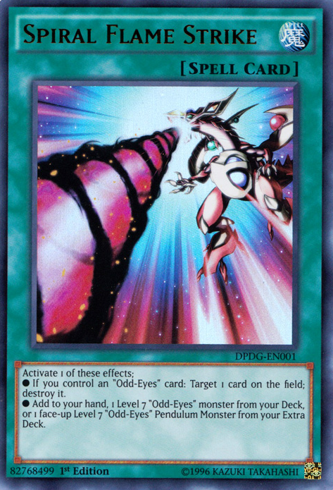 Spiral Flame Strike [DPDG-EN001] Ultra Rare | Odin's Place