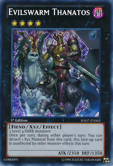 Evilswarm Thanatos [HA07-EN063] Secret Rare | Odin's Place
