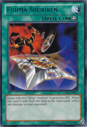 Fuhma Shuriken (Blue) [DL14-EN011] Rare | Odin's Place