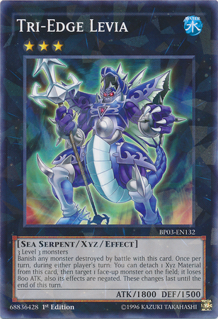 Tri-Edge Levia [BP03-EN132] Shatterfoil Rare | Odin's Place