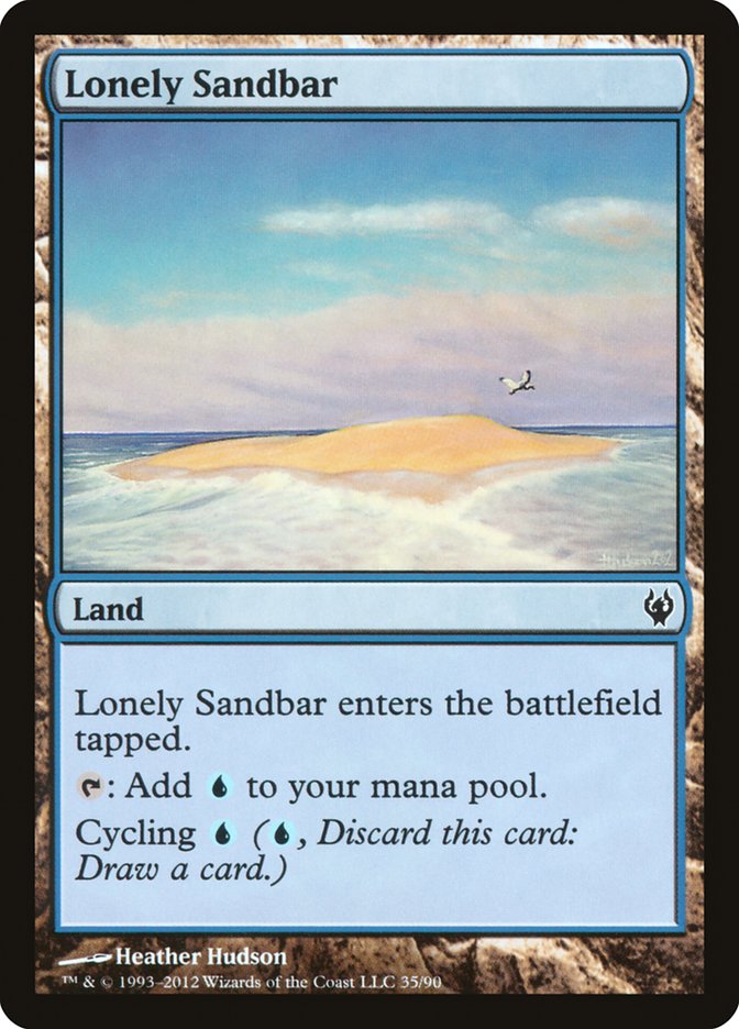 Lonely Sandbar (35) [Duel Decks: Izzet vs. Golgari] | Odin's Place