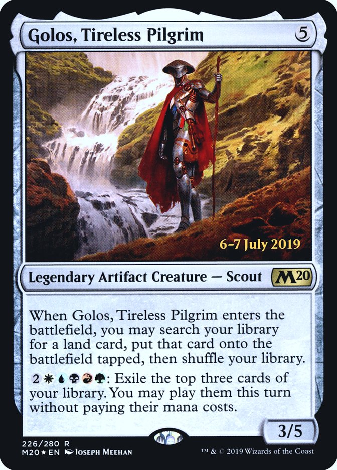Golos, Tireless Pilgrim [Core Set 2020 Prerelease Promos] | Odin's Place