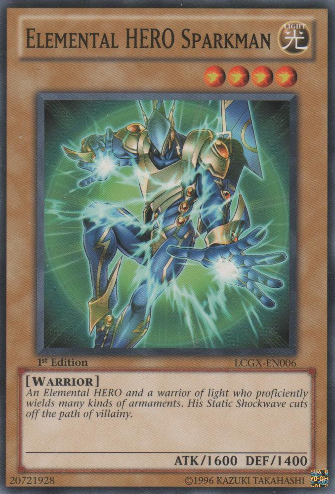 Elemental HERO Sparkman [LCGX-EN006] Common | Odin's Place