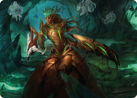 Glissa Sunslayer Art Card [Phyrexia: All Will Be One Art Series] | Odin's Place