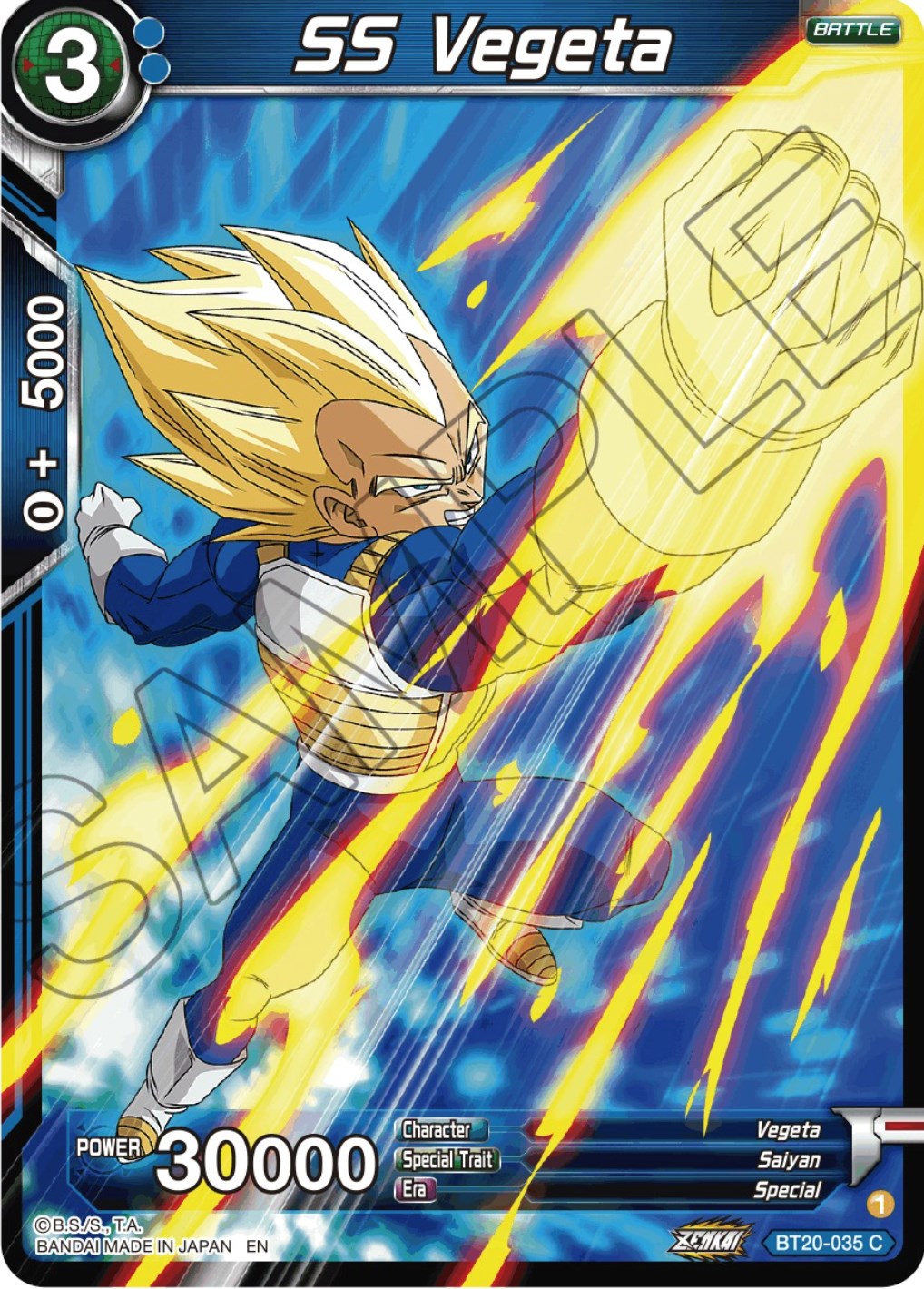 SS Vegeta (BT20-035) [Power Absorbed] | Odin's Place