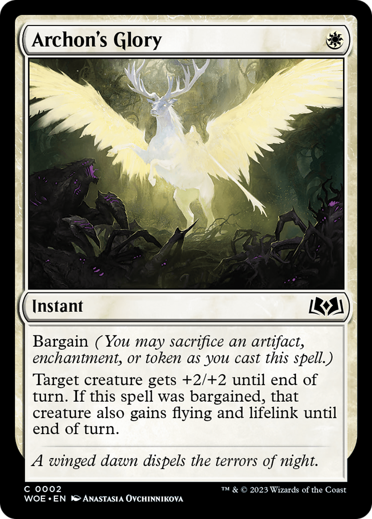 Archon's Glory [Wilds of Eldraine] | Odin's Place