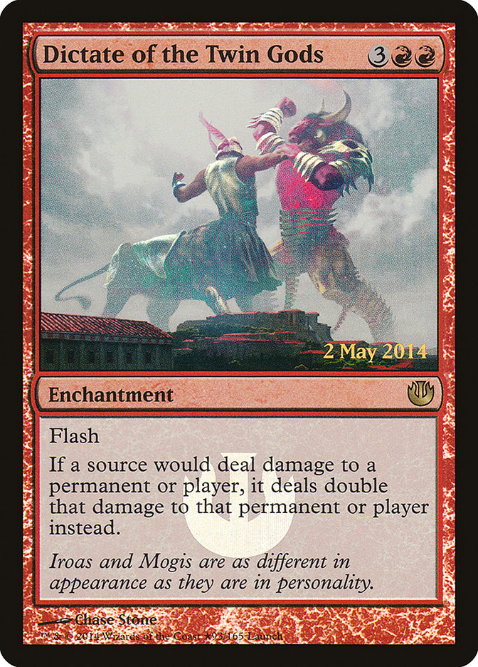 Dictate of the Twin Gods (93) (Launch) [Journey into Nyx Promos] | Odin's Place