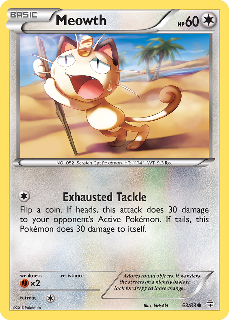 Meowth (53/83) [XY: Generations] | Odin's Place