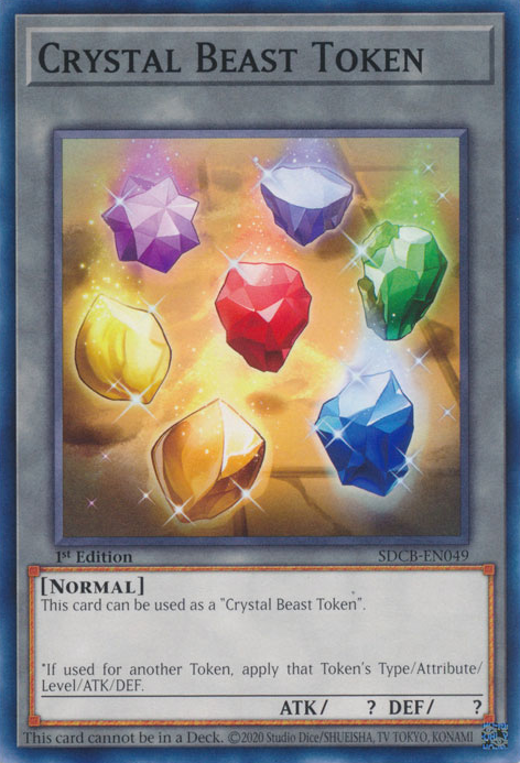 Crystal Beast Token [SDCB-EN049] Common | Odin's Place