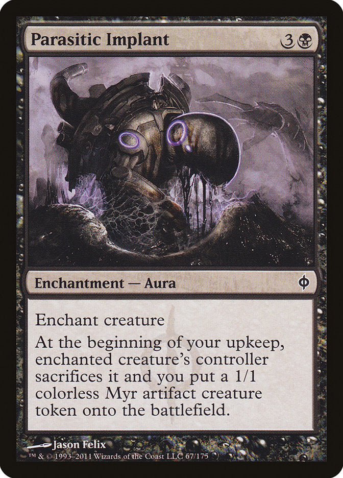 Parasitic Implant (67) [New Phyrexia] | Odin's Place