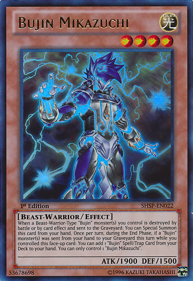 Bujin Mikazuchi [SHSP-EN022] Ultra Rare | Odin's Place