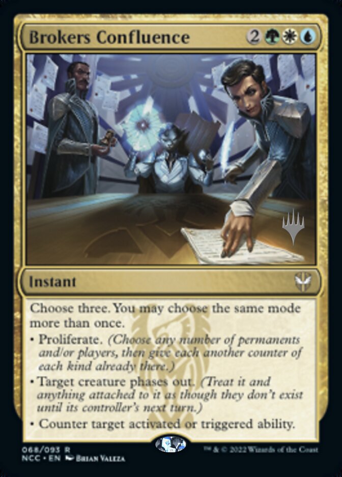 Brokers Confluence (Promo Pack) [Streets of New Capenna Commander Promos] | Odin's Place