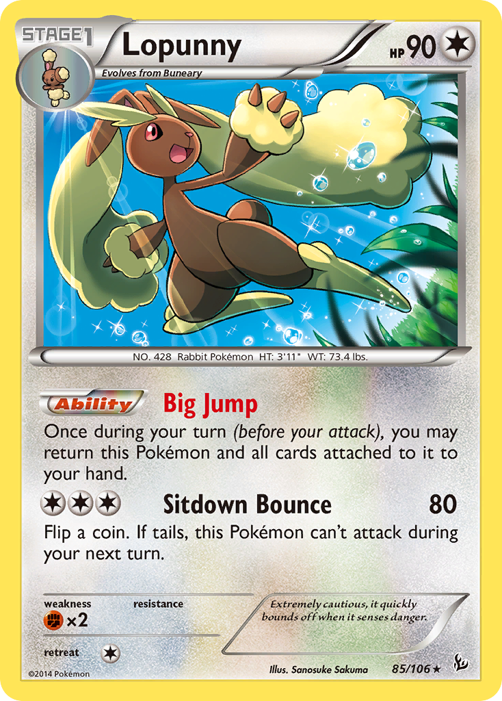 Lopunny (85/106) [XY: Flashfire] | Odin's Place