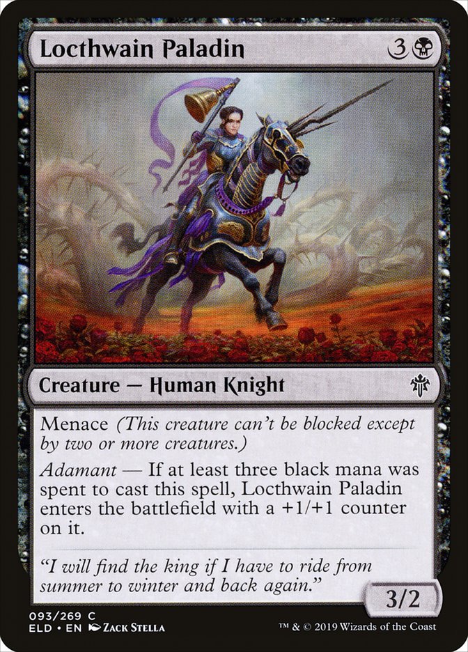 Locthwain Paladin [Throne of Eldraine] | Odin's Place