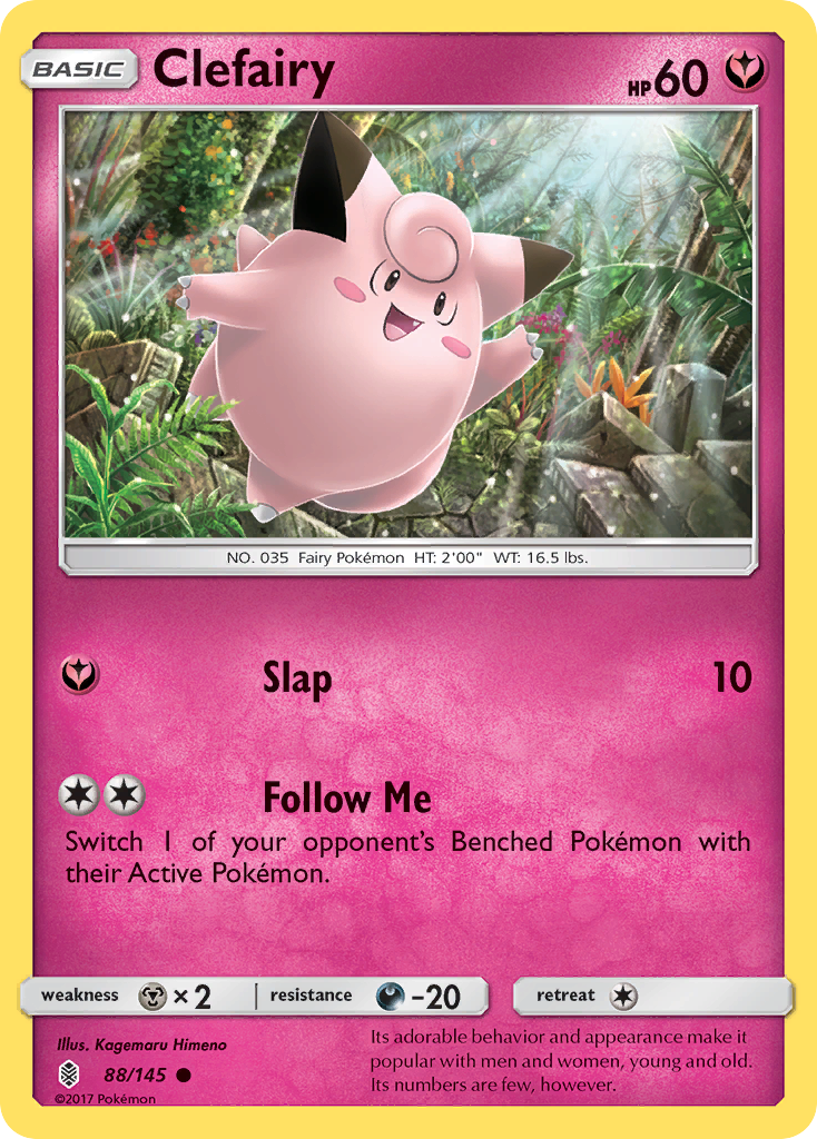 Clefairy (88/145) [Sun & Moon: Guardians Rising] | Odin's Place