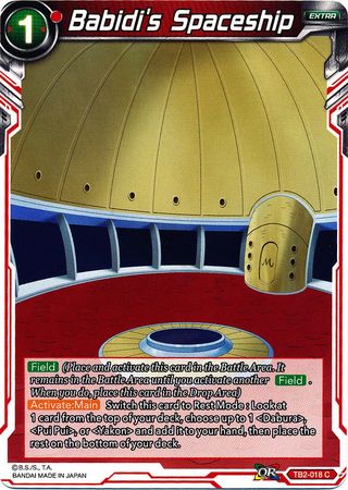 Babidi's Spaceship (TB2-018) [World Martial Arts Tournament] | Odin's Place