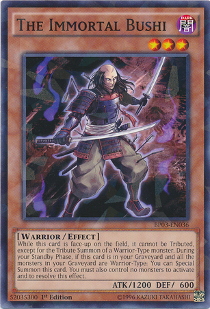 The Immortal Bushi [BP03-EN036] Shatterfoil Rare | Odin's Place