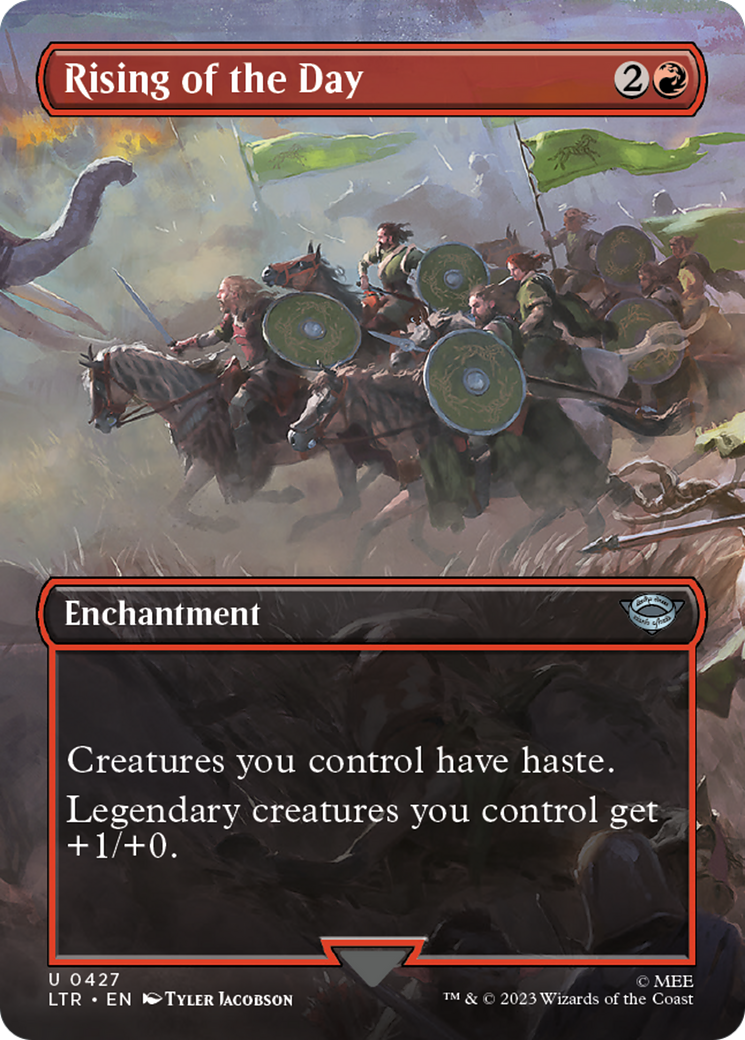 Rising of the Day (Borderless Alternate Art) [The Lord of the Rings: Tales of Middle-Earth] | Odin's Place