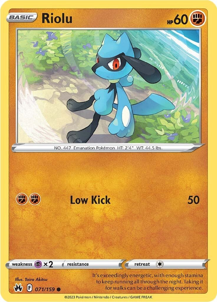 Riolu (071/159) [Sword & Shield: Crown Zenith] | Odin's Place