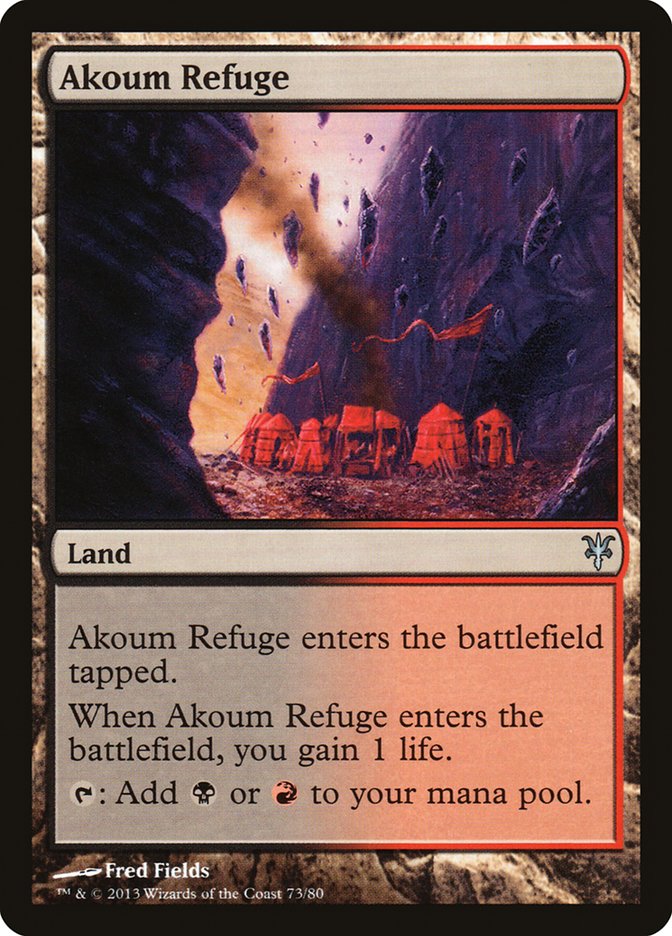 Akoum Refuge (73) [Duel Decks: Sorin vs. Tibalt] | Odin's Place