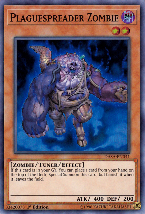 Plaguespreader Zombie [DASA-EN041] Super Rare | Odin's Place