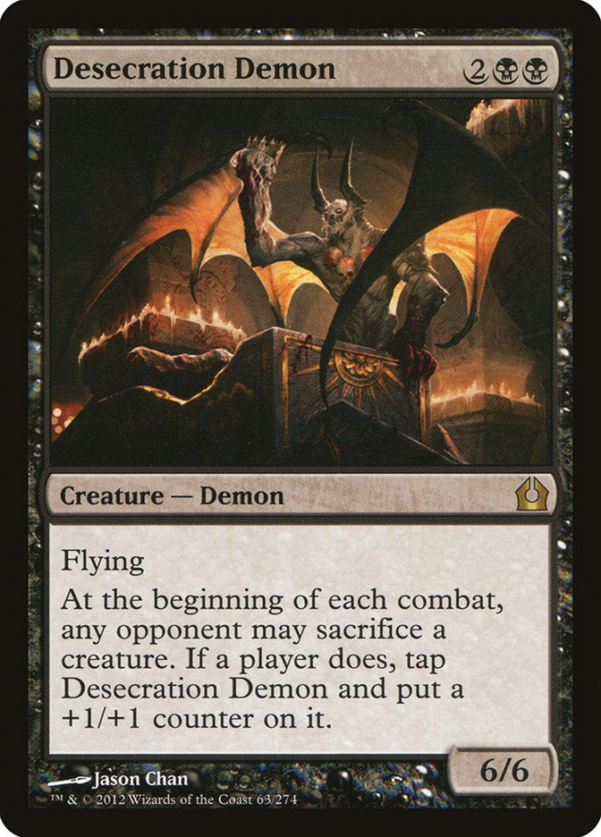 Desecration Demon (63) [Return to Ravnica] | Odin's Place