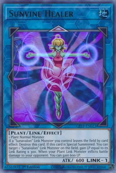 Sunvine Healer [GFTP-EN023] Ultra Rare | Odin's Place