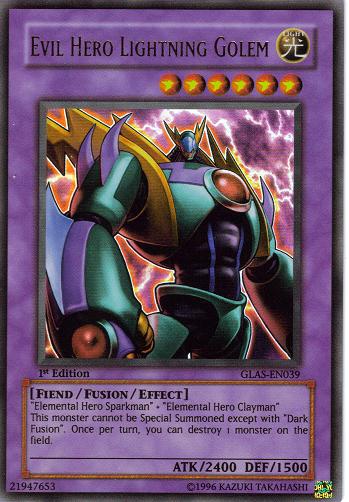 Evil Hero Lightning Golem [GLAS-EN039] Ultra Rare | Odin's Place