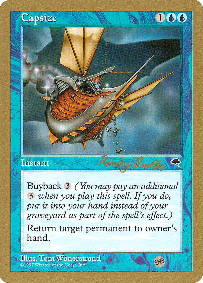 Capsize (Randy Buehler) (SB) [World Championship Decks 1998] | Odin's Place