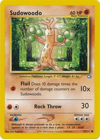 Sudowoodo (77/111) [Neo Genesis Unlimited] | Odin's Place
