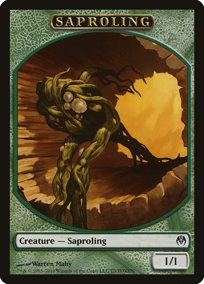 Saproling Token (3) [Duel Decks: Phyrexia vs. the Coalition Tokens] | Odin's Place