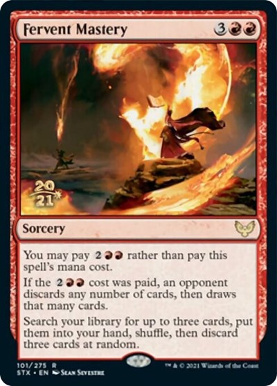 Fervent Mastery [Strixhaven: School of Mages Prerelease Promos] | Odin's Place