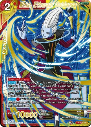 Whis, Ethereal Guidance (Gold Stamped) (P-207) [Mythic Booster] | Odin's Place