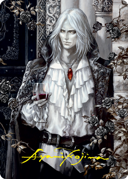 Sorin the Mirthless 2 Art Card (Gold-Stamped Signature) [Innistrad: Crimson Vow Art Series] | Odin's Place