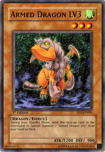 Armed Dragon LV3 [SD1-EN005] Common | Odin's Place