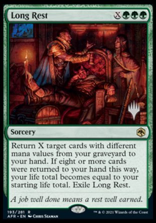 Long Rest (Promo Pack) [Dungeons & Dragons: Adventures in the Forgotten Realms Promos] | Odin's Place