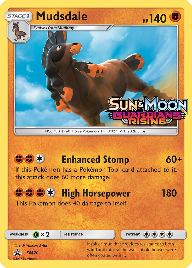 Mudsdale (SM20) [Sun & Moon: Black Star Promos] | Odin's Place