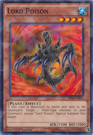 Lord Poison [BP03-EN009] Shatterfoil Rare | Odin's Place