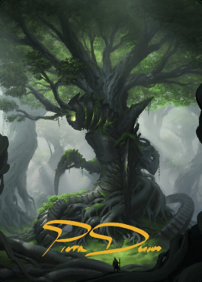 Forest Art Card (Gold-Stamped Signature) [The Brothers' War Art Series] | Odin's Place