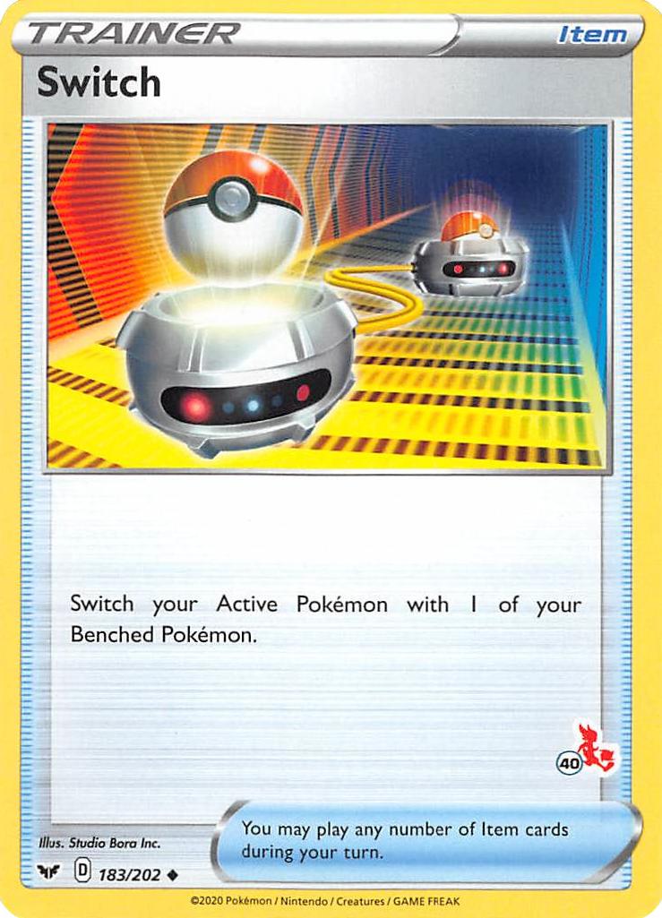 Switch (183/202) (Cinderace Stamp #40) [Battle Academy 2022] | Odin's Place