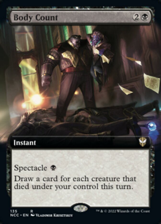 Body Count (Extended Art) [Streets of New Capenna Commander] | Odin's Place