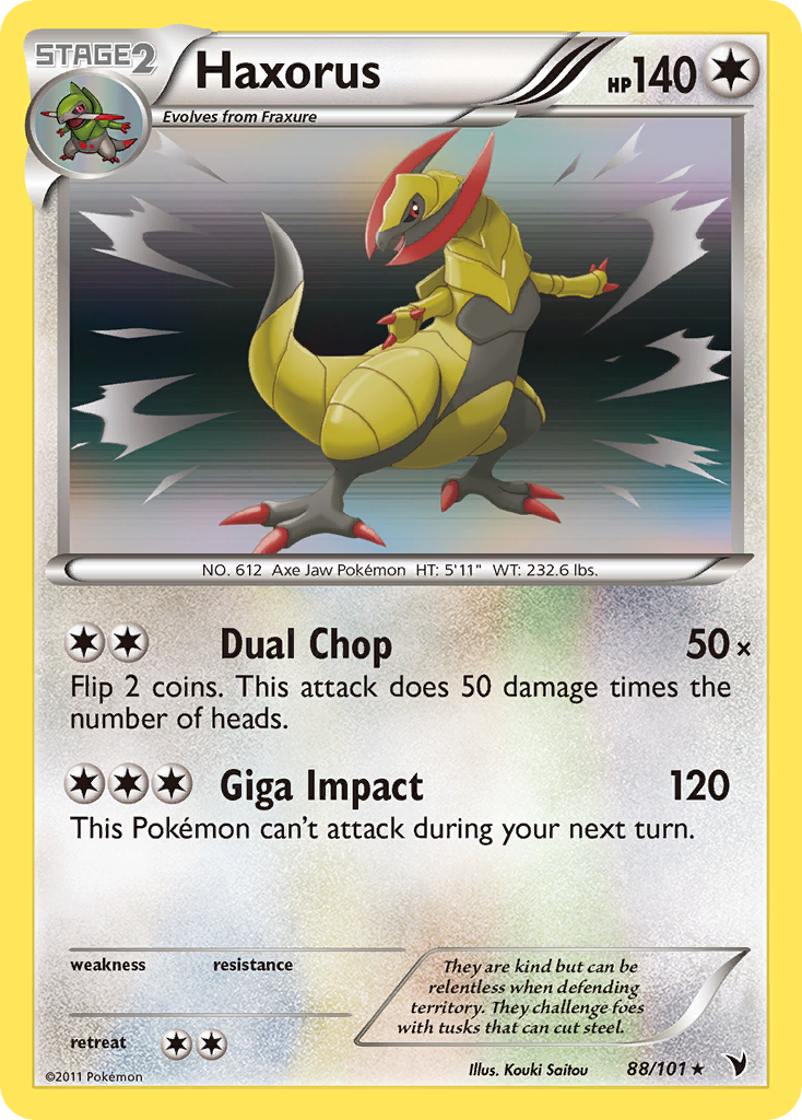 Haxorus (88/101) [Black & White: Noble Victories] | Odin's Place