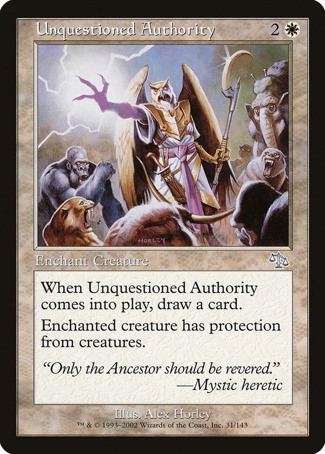 Unquestioned Authority (31) [Judgment] | Odin's Place