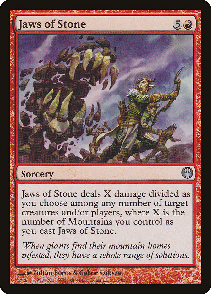 Jaws of Stone (77) [Duel Decks: Knights vs. Dragons] | Odin's Place