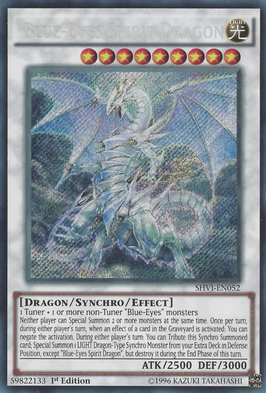 Blue-Eyes Spirit Dragon [SHVI-EN052] Secret Rare | Odin's Place
