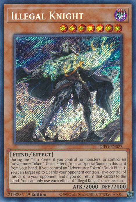 Illegal Knight [DIFO-EN023] Secret Rare | Odin's Place
