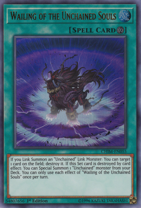 Wailing of the Unchained Souls [CHIM-EN055] Ultra Rare | Odin's Place