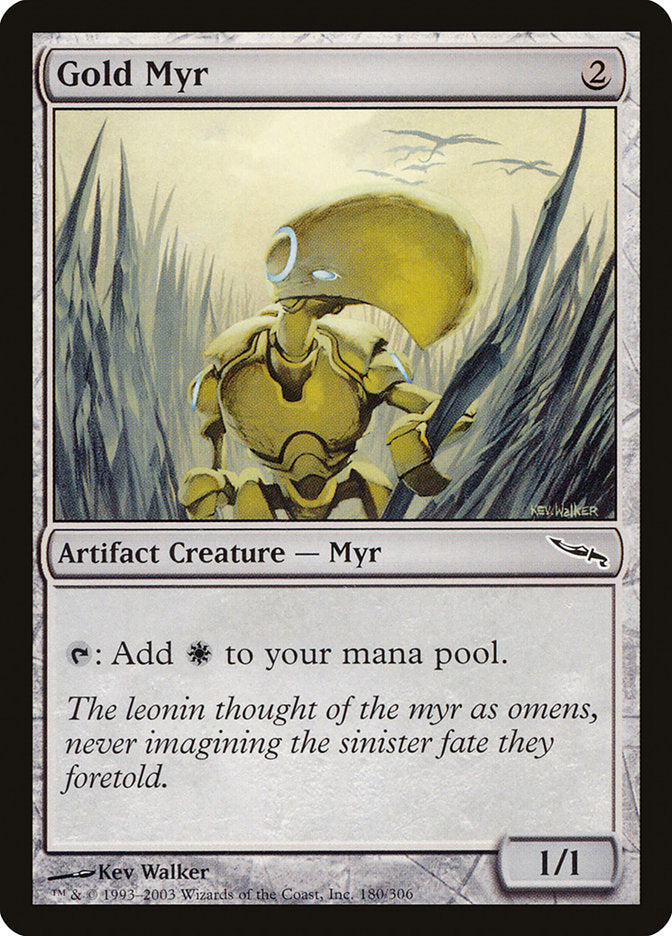 Gold Myr (180) [Mirrodin] | Odin's Place